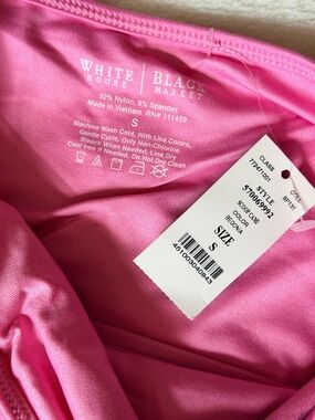 White House Black Market Hot Pink Begonia Scoop Cami NWT